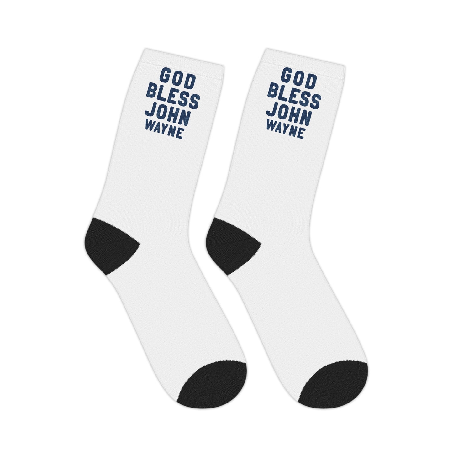 God Bless John Wayne Socks